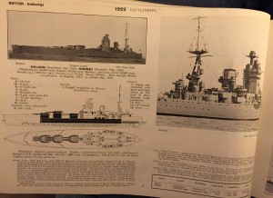 Taken from the 1932 edition of "Fighting Ships", the earliest in my collection.